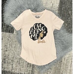 Barbie Women's "Love Being Me" Barbie Tee‎ Size XS